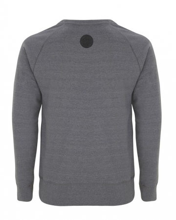 disk sweater grey black back